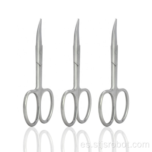 Venta al por mayor Mini viaje portátil Lash Scissor Cosmético Acero inoxidable Belleza Tijera